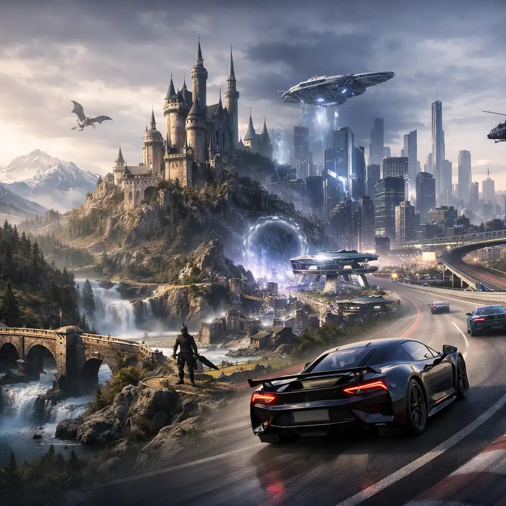 Różnorodne światy gier – fantasy, sci-fi i wyścigi